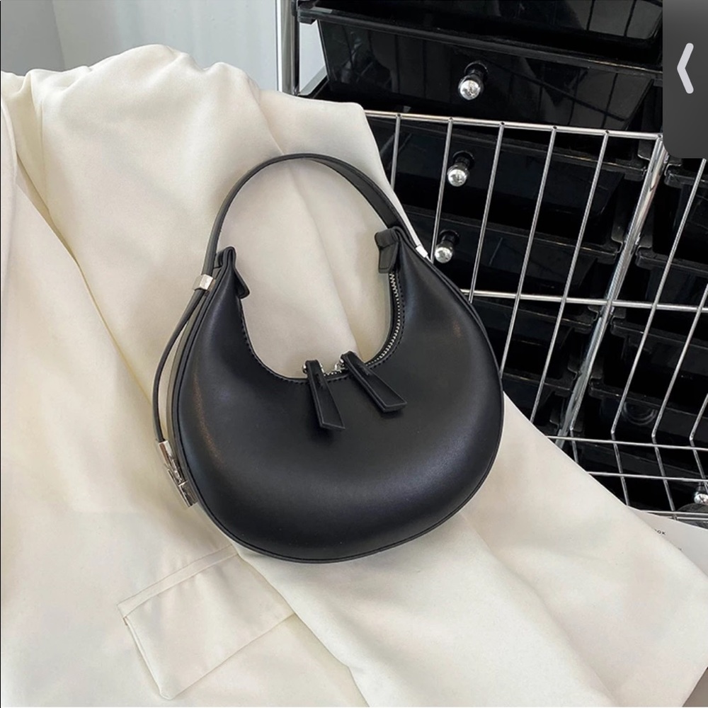 Underarm Black Handbag